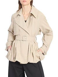 Belted Balloon Jacket