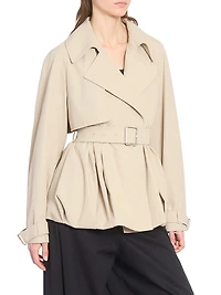 Belted Balloon Jacket