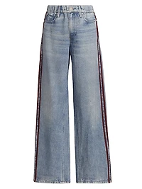 Miramar Terry Wide-Leg Track Pants