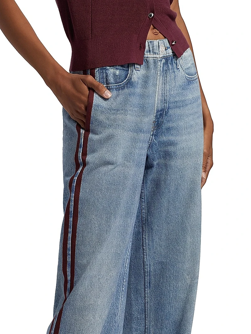 Miramar Terry Wide-Leg Track Pants