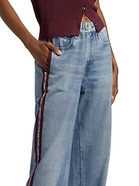 Miramar Terry Wide-Leg Track Pants