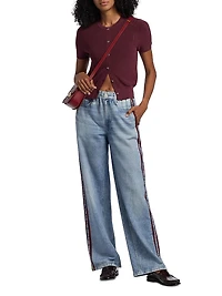 Miramar Terry Wide-Leg Track Pants