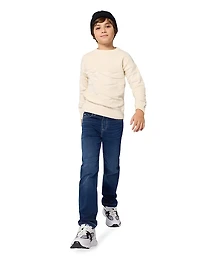 Little Boy's Jacquard Crewneck Sweater
