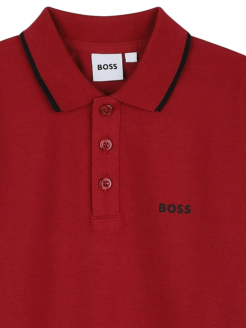 Little Boy's Logo Polo Shirt