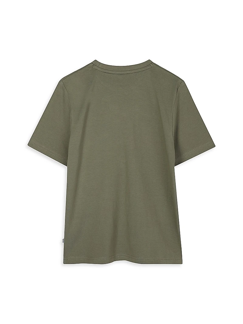 Little Boy's Logo Paint Splatter T-Shirt