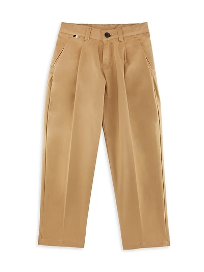 Little Boy's & Stretch Cotton Chino Trousers