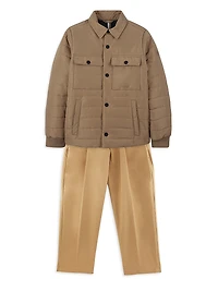 Little Boy's & Stretch Cotton Chino Trousers