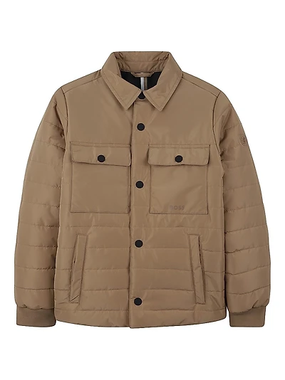 Little Boy's & Quilted Shirt Jacket