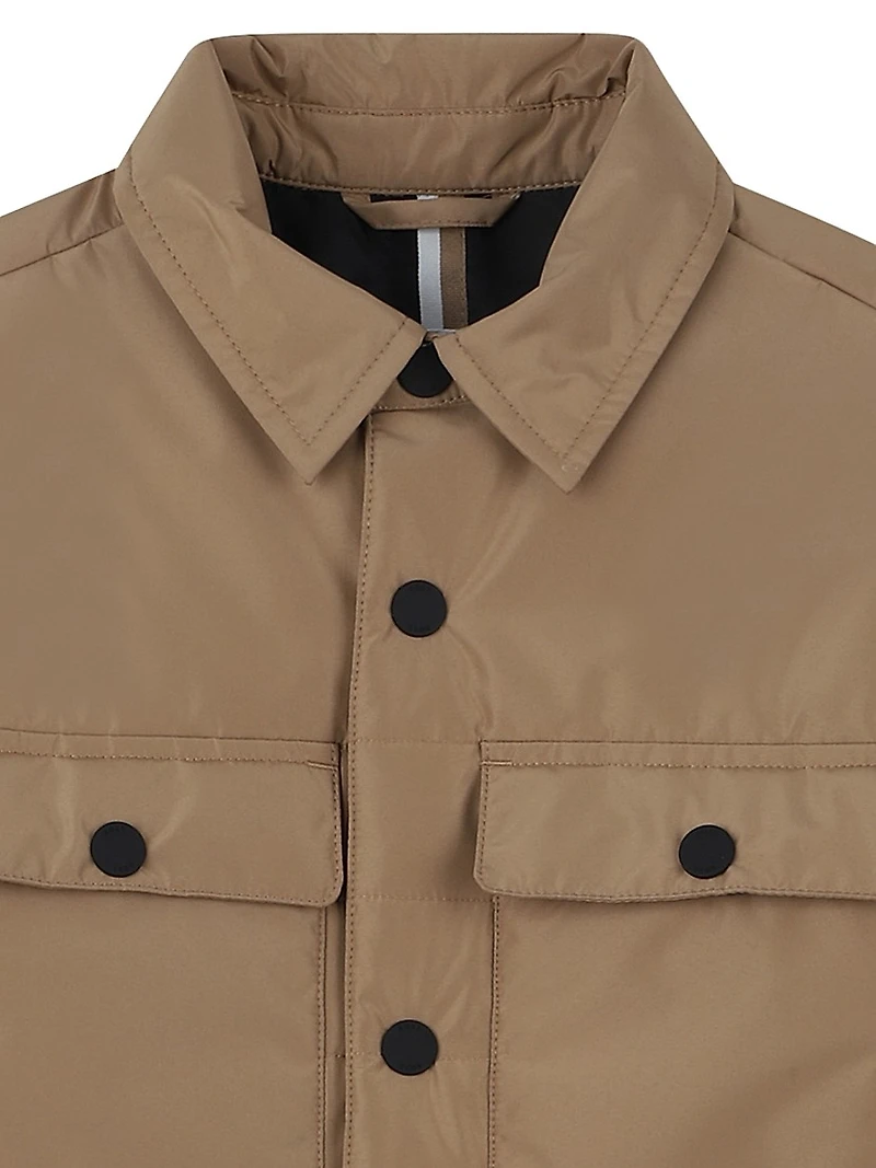 Little Boy's & Quilted Shirt Jacket