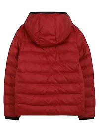 Little Boy's & Reversible Puffer Jacket