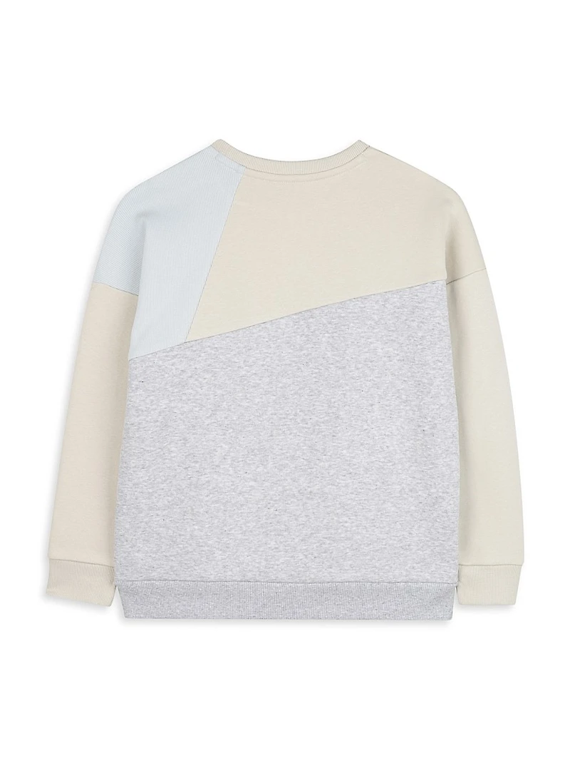 Little Boy's Logo Crewneck Sweatshirt