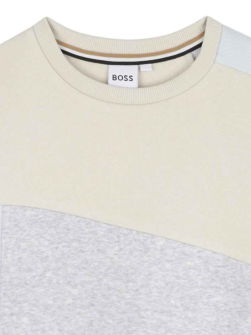 Little Boy's Logo Crewneck Sweatshirt