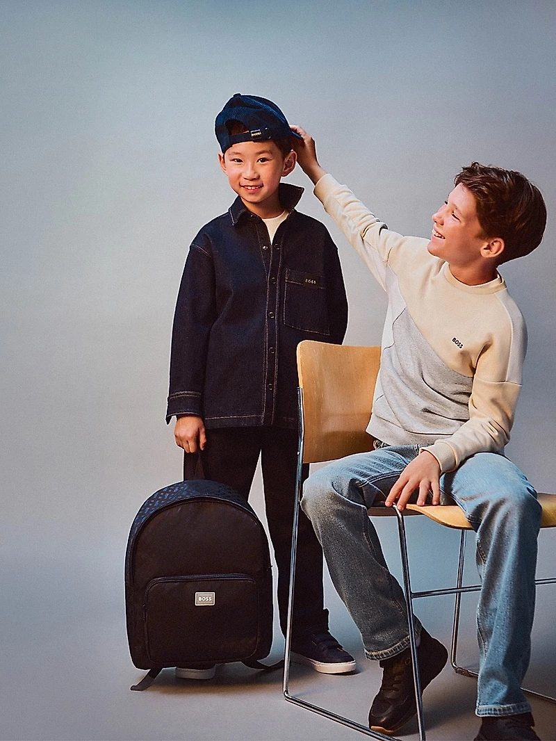 Little Boy's Logo Crewneck Sweatshirt