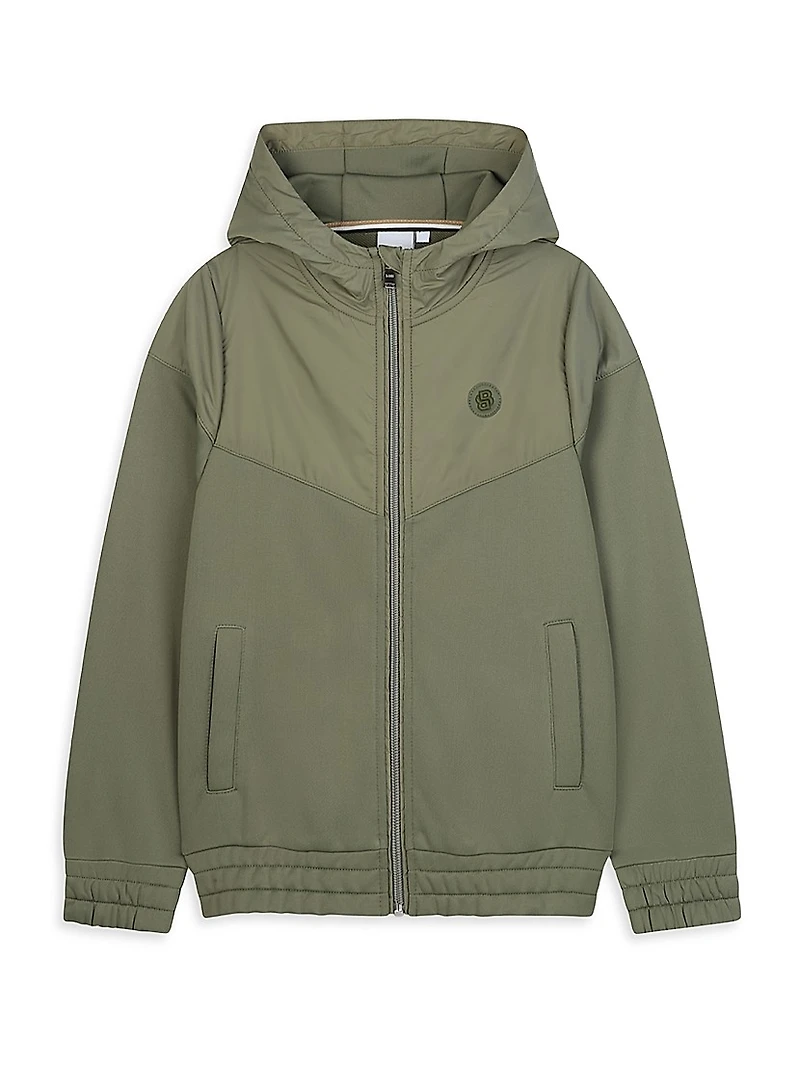 Little Boy's Zip-Up Hooded Jacket