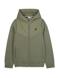 Little Boy's Zip-Up Hooded Jacket