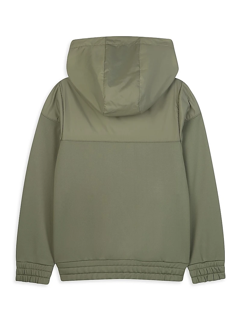 Little Boy's Zip-Up Hooded Jacket
