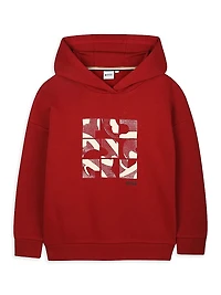 Little Boy's Graphic Fleece Hoodie