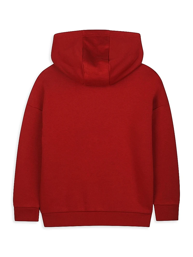 Little Boy's Graphic Fleece Hoodie