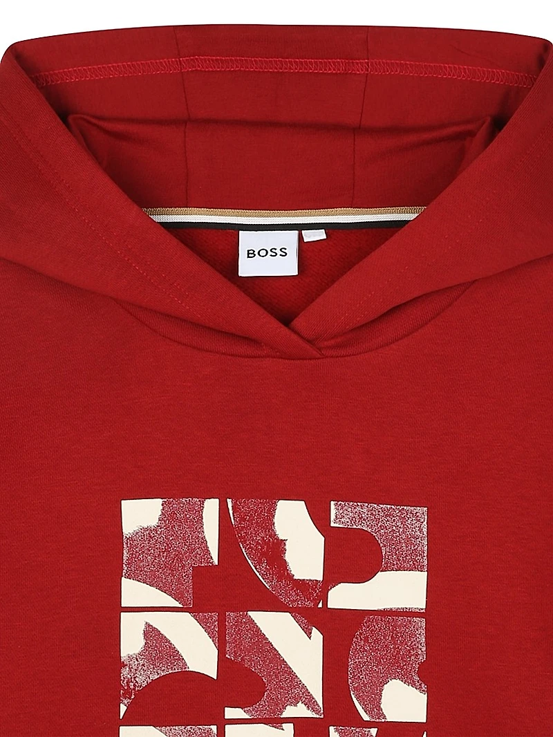 Little Boy's Graphic Fleece Hoodie