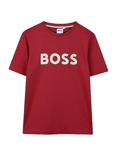 Little Boy's & Logo Crewneck T-Shirt