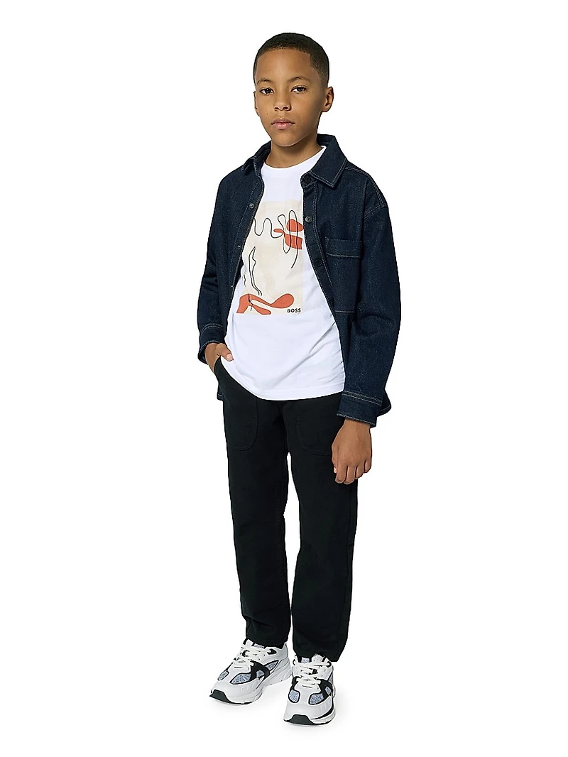 Little Boy's Cotton Twill Trousers