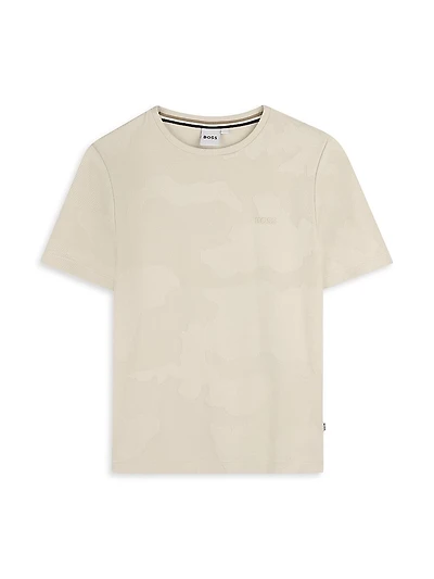 Little Boy's Logo Jacquard T-Shirt
