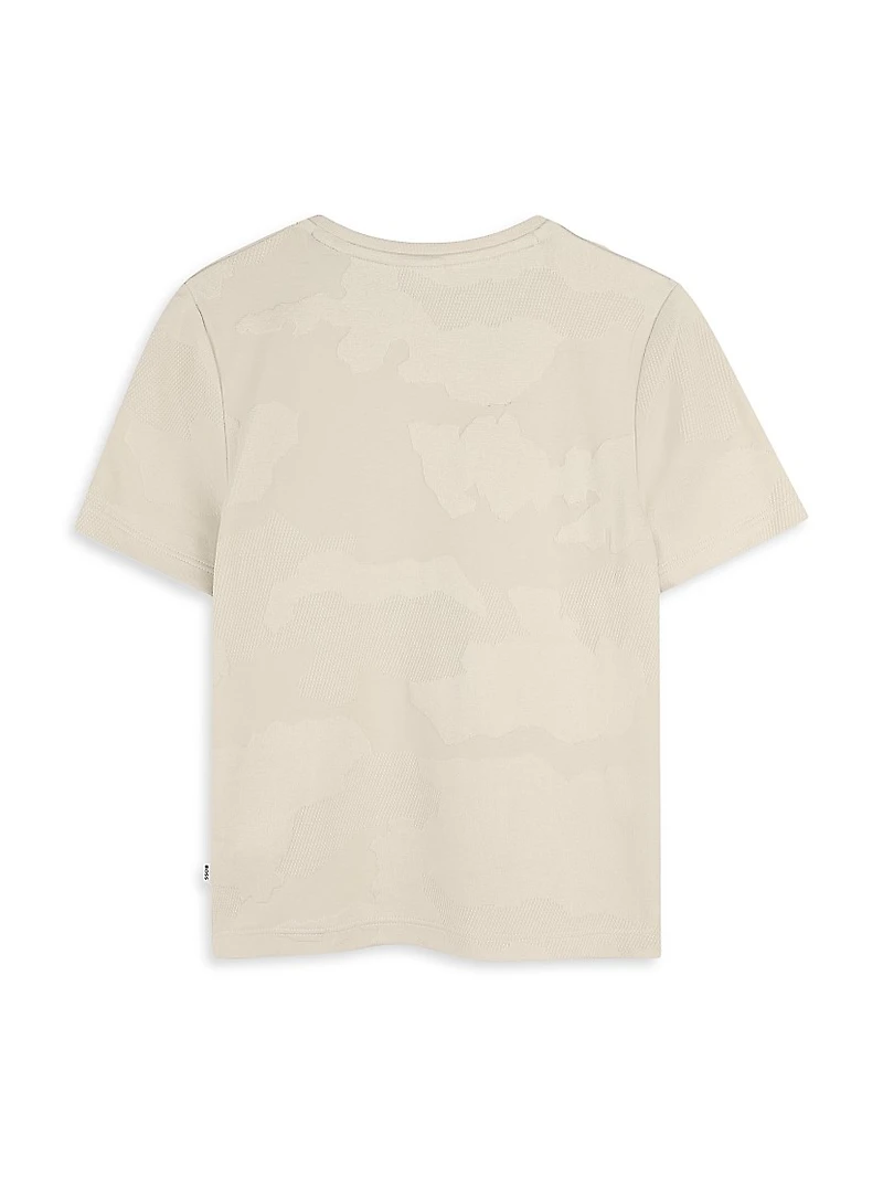 Little Boy's Logo Jacquard T-Shirt