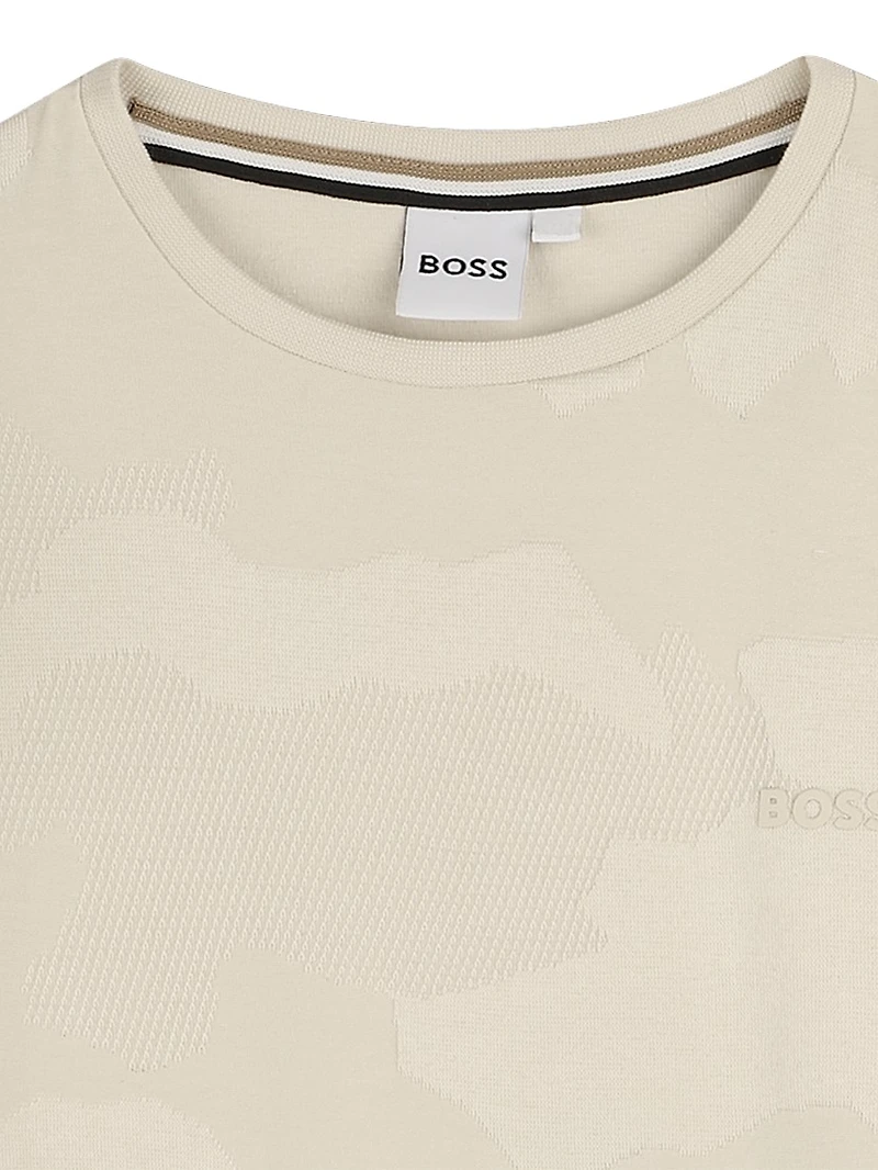 Little Boy's Logo Jacquard T-Shirt