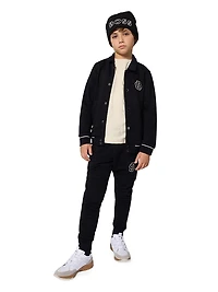 Little Boy's Logo Jacquard T-Shirt