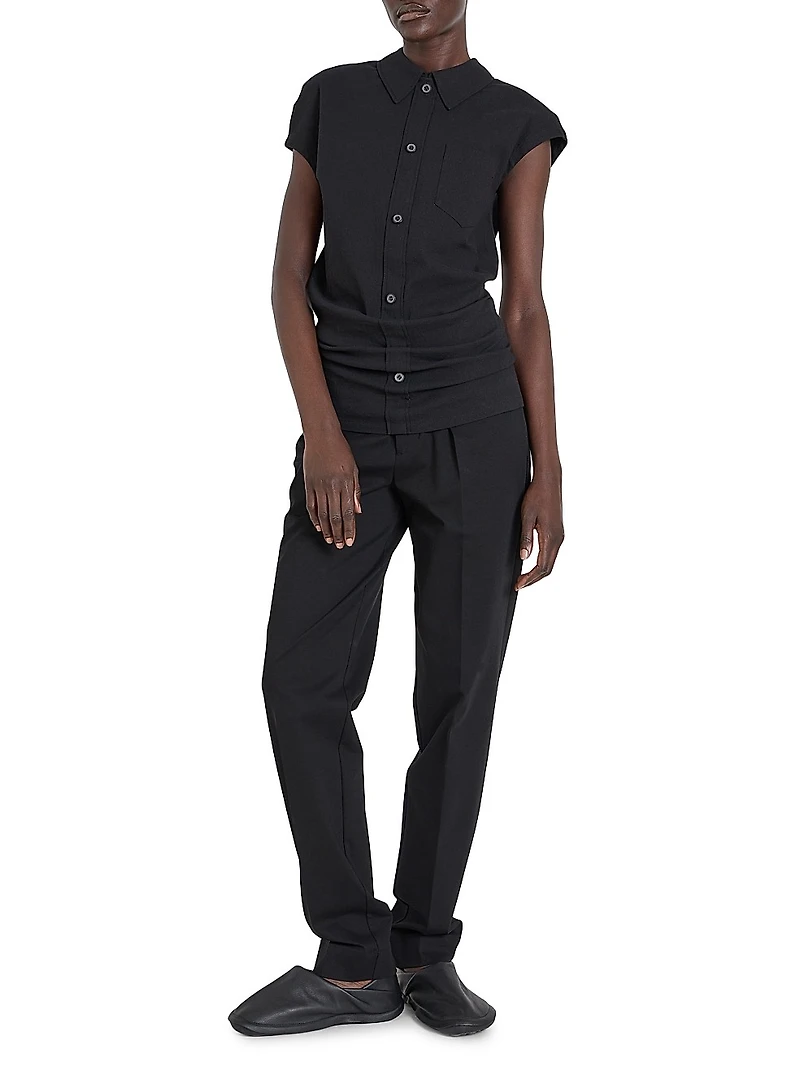 Simple Ensemble Cotton-Blend Pants