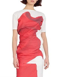 Abstract Printed Maxi Dress