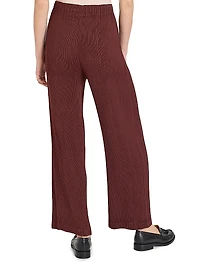 Hatching Pleated Pants