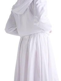 Reversible Cotton Jersey And Re-nylon Circle Skirt
