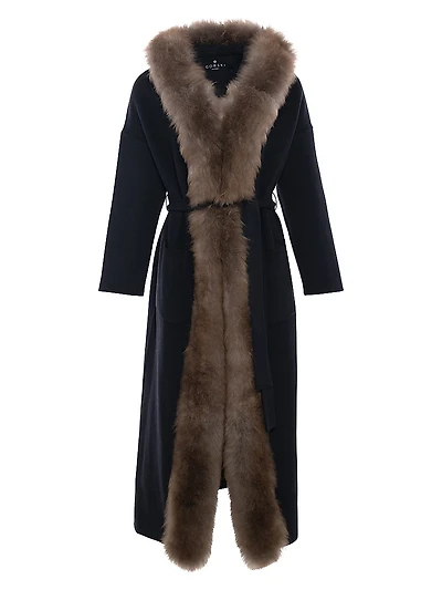 Loro Piana Cashmere Parka with Select Goat Trim