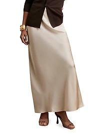 Saskia Silk Maxi Skirt