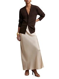 Saskia Silk Maxi Skirt