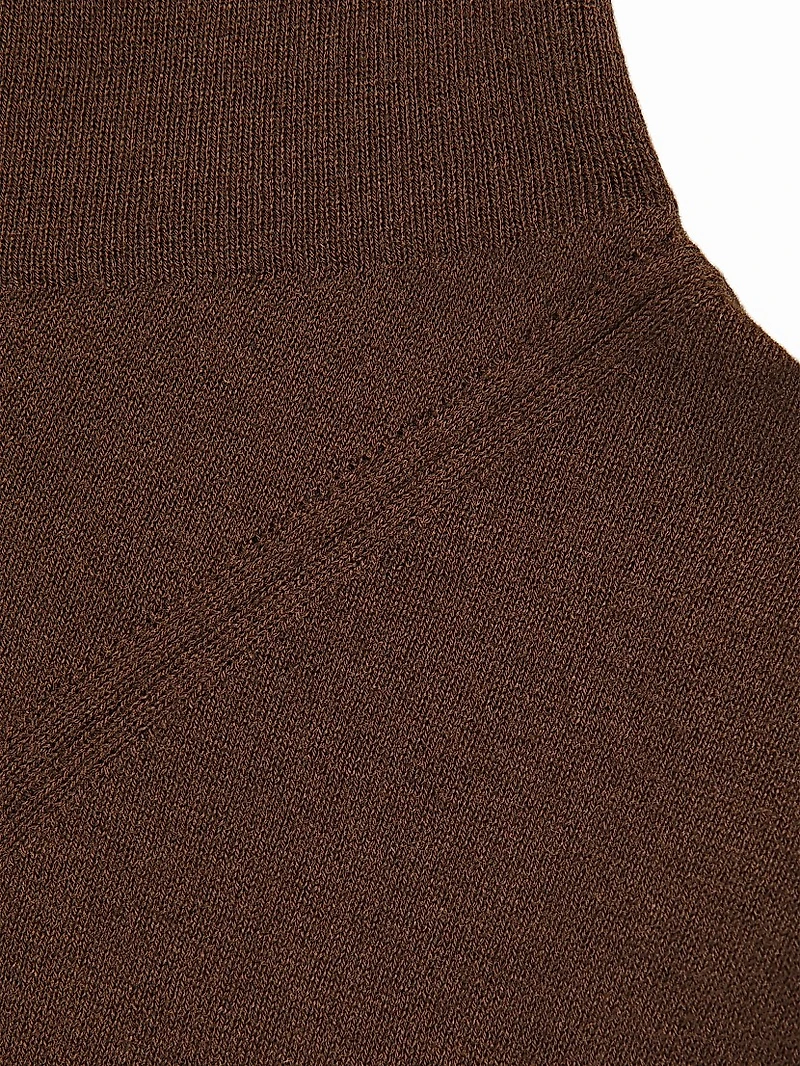 Harper Mock Turtleneck Wool Top