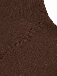Harper Mock Turtleneck Wool Top