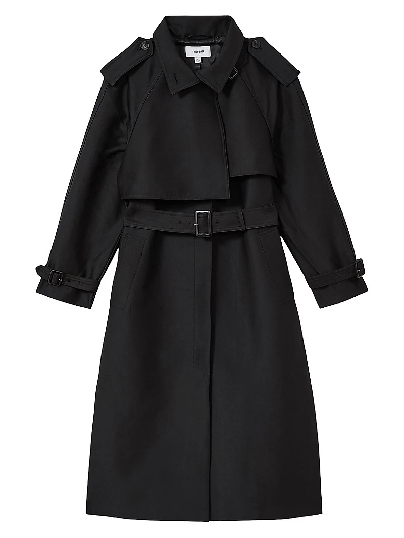 August Belted Trench Coat