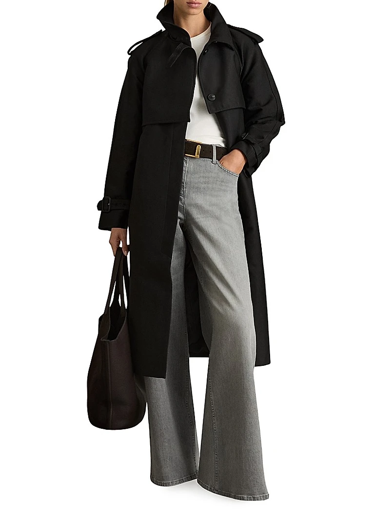 August Belted Trench Coat