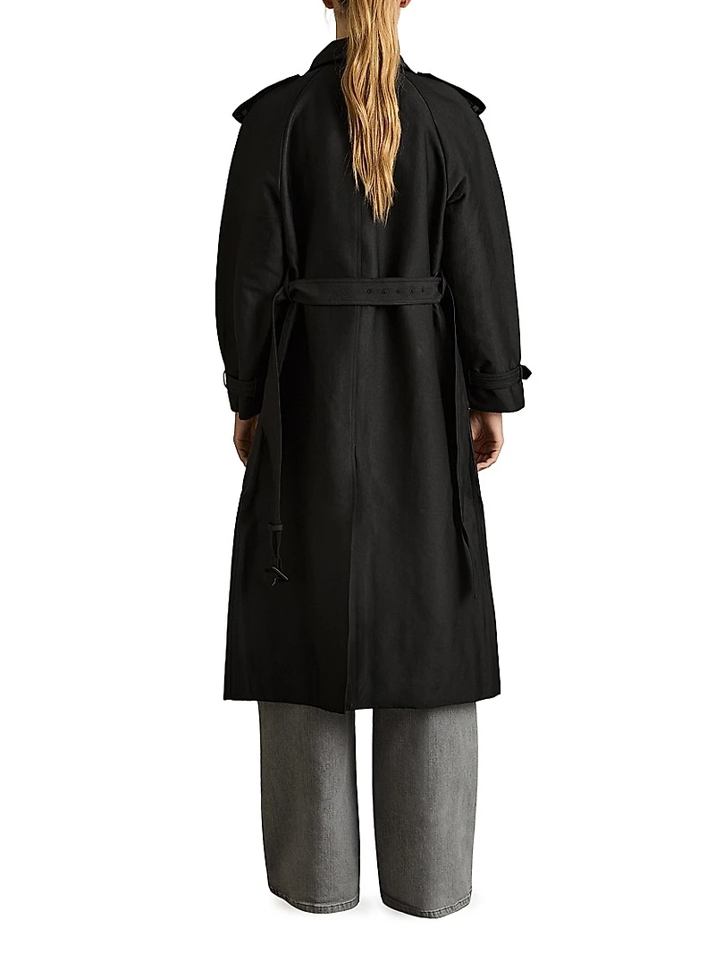 August Belted Trench Coat