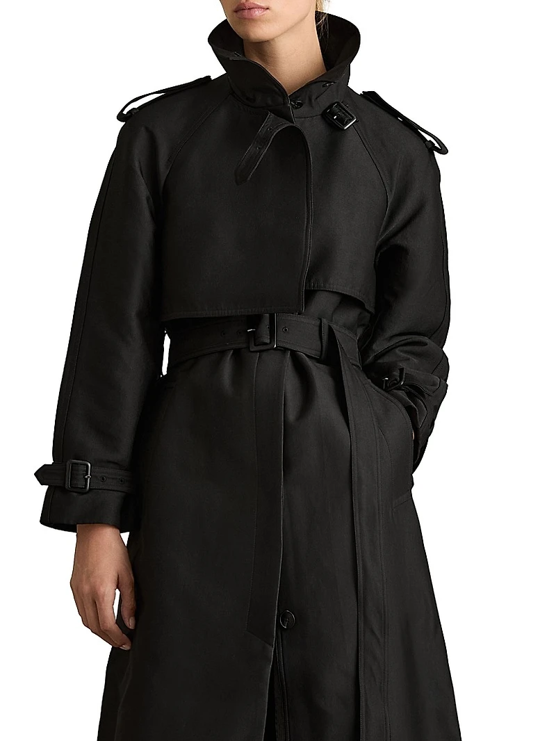August Belted Trench Coat