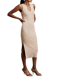 Nola Sleeveless Knit Midi-Dress