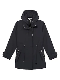 Tia Hooded Raincoat