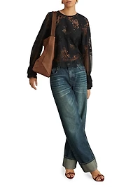 Emilia Floral Lace Blouse