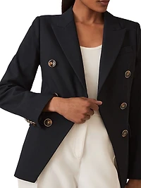 Lia Wool-Blend Double-Breasted Coat