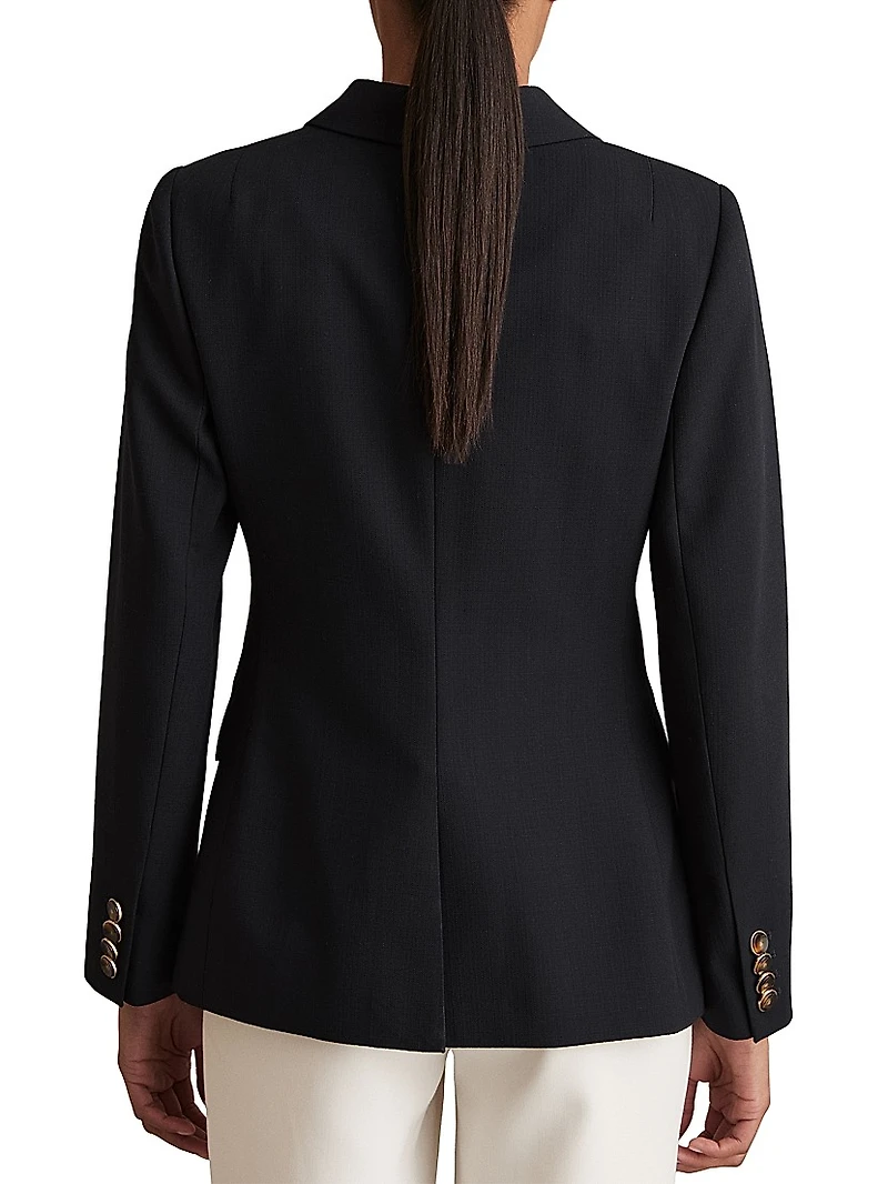 Lia Wool-Blend Double-Breasted Coat