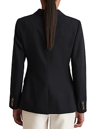 Lia Wool-Blend Double-Breasted Coat