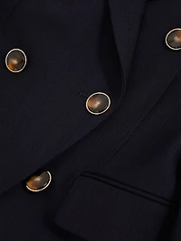 Lia Wool-Blend Double-Breasted Coat