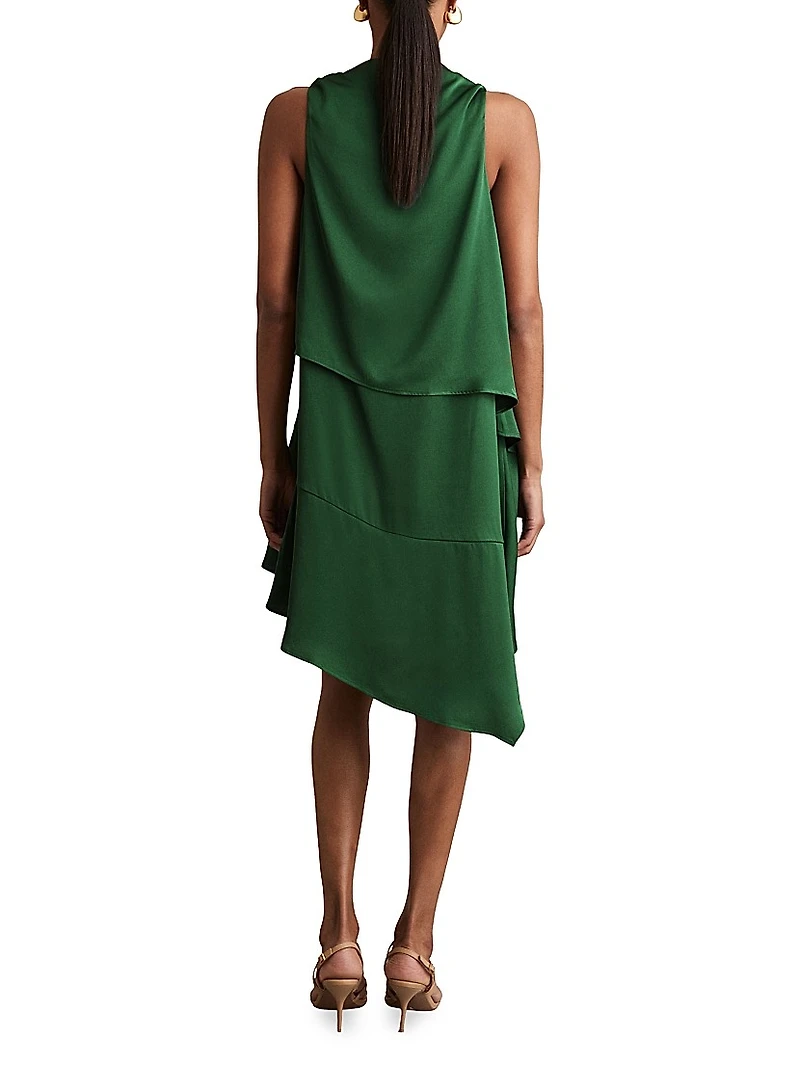 Eloise Draped Midi-Dress